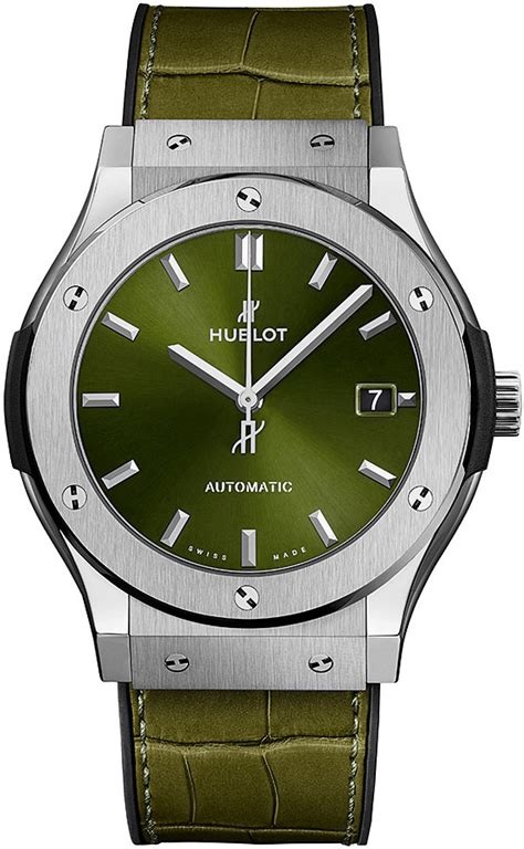 hublot c78074 511.nx.8970.lr|Classic Fusion Titanium Green 45 mm .